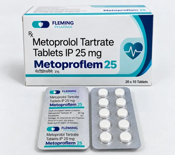 Metoprolol 25mg Tablets
