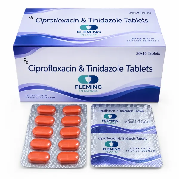 Ciprofloxacin & Tinidazole Tablets