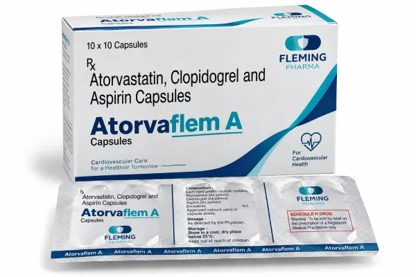 Atorvastatin Clopidogrel and Aspirin Capsules