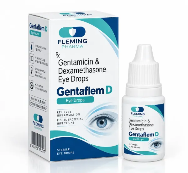Gentamicin & Dexamethasone Eye Drops