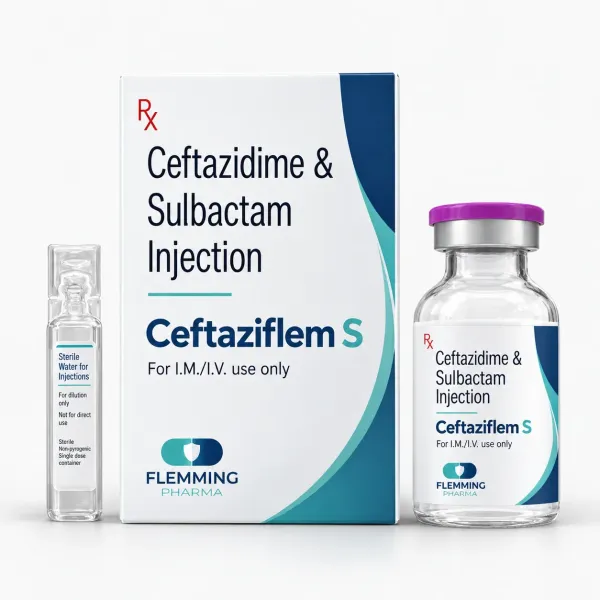 Ceftazidime & Sulbactam Injection