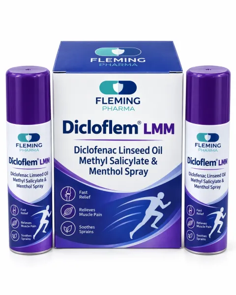 Diclofenac Linseed Oil Methyl Salicylate & Menthol Spray