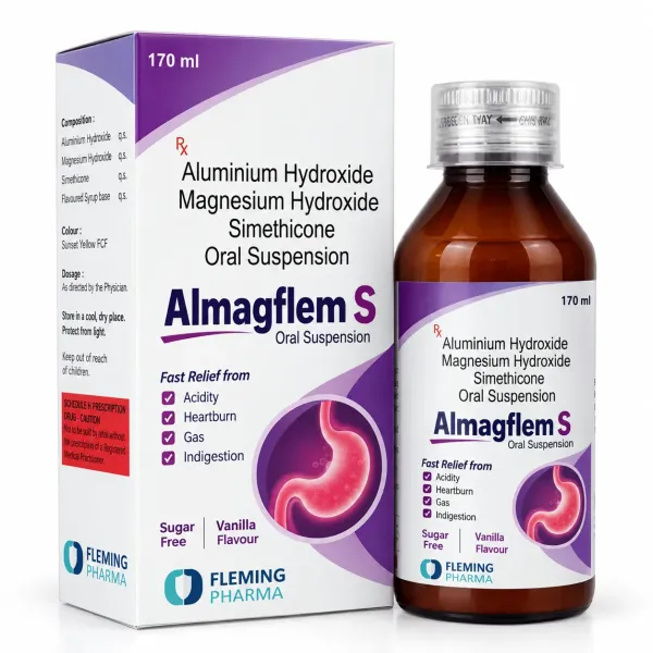Aluminium Hydroxide Magnesium Hydroxide Simethicone Oral Suspension